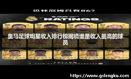 皇马足球明星收入排行榜揭晓谁是收入最高的球员